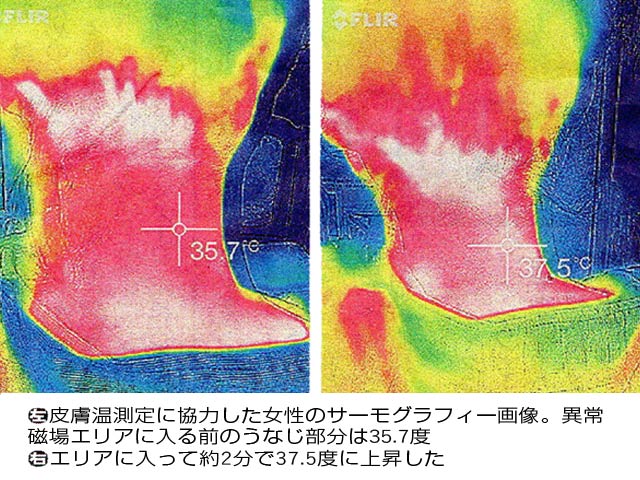 サーモグラフィによる計測